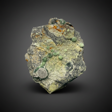 Load image into Gallery viewer, High-Grade Green Wavellite Collectors Specimen - Radiating Botryoidal Crystal Formation - Arkansas, USA

