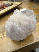 Load image into Gallery viewer, Lavender Stilbite Flower + Phantom Purple Apophyllite• VERY RARE • India
