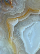 Load image into Gallery viewer, Polished Malawi Agate Half – High-Grade African Banded Agate Display Specimen

