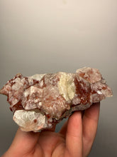 Load image into Gallery viewer, Rare Red + Green Apophyllite Crystal Cluster – High Grade Collector Mineral Specimen | India
