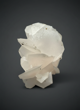 Load image into Gallery viewer, Pink Pagoda Calcite with Chalcopyrite Speckles | China | Collector Mineral Specimen
