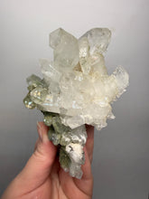 Load image into Gallery viewer, Chlorite-Included Quartz Cluster (Green Phantom Quartz) – Pakistan Mineral Specimen
