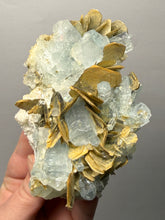 Load image into Gallery viewer, Premium Aquamarine with Mica on Matrix  Collector Mineral Specimen – Nagar Valley, Pakistan
