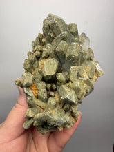 Load image into Gallery viewer, Chlorite-Included Quartz Cluster (Green Phantom Quartz) – Pakistan Mineral Specimen
