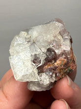 Load image into Gallery viewer, Lustrous Apophyllite over Red Heulandite (Zeolite Pocket) — Deccan Traps, Maharashtra, India
