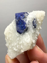 Load image into Gallery viewer, Afghan Lazurite Specimen | Deep Blue Lapis-Grade Crystal on Matrix | Collector Display Mineral
