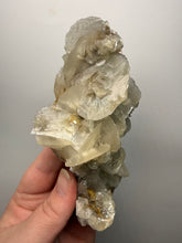Load image into Gallery viewer, LARGE Silvery Bladed “Rose” Calcite Cluster – Yaogangxian Mine, Hunan, China
