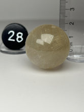 Load image into Gallery viewer, Golden Rutile Quartz (AKA Golden Angel Hair Quartz) Sphere
