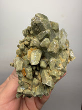 Load image into Gallery viewer, Chlorite-Included Quartz Cluster (Green Phantom Quartz) – Pakistan Mineral Specimen
