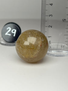 Golden Rutile Quartz (AKA Golden Angel Hair Quartz) Sphere