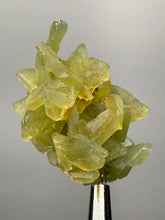 Load image into Gallery viewer, High-Grade Green Heulandite on Peach Stilbite Crystal Cluster | Deccan Traps, Maharashtra, India | Collector Mineral Specimen
