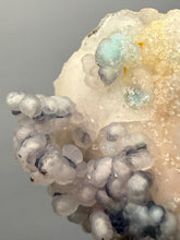Load image into Gallery viewer, Blue-Green Chrysocolla in Botryoidal Chalcedony Cabinet Specimen | Indonesia
