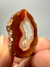 Load image into Gallery viewer, Polished Malawi Agate Half – High-Grade African Banded Agate Display Specimen
