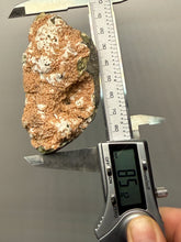 Load image into Gallery viewer, Peach Druzy Heulandite on Matrix – India | Rare Peach Crystal Mineral Specimen for Collectors &amp; Display
