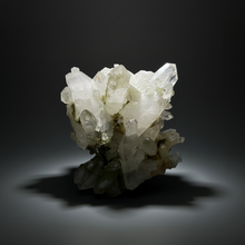 Load image into Gallery viewer, Chlorite-Included Quartz Cluster (Green Phantom Quartz) – Pakistan Mineral Specimen
