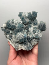 Load image into Gallery viewer, Premium Natural Blue Fluorite on Quartz Matrix

Collector Mineral Specimen – Inner Mongolia, China

Xianghualing Mine, Hunan Province, China
