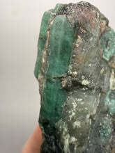 Load image into Gallery viewer, Emerald Variety Green Beryl on Matrix | Northern Bahia, Brazil | Collector Mineral Display Specimen
