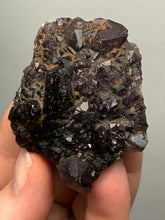 Load image into Gallery viewer, Premium Hematite-Phantom Deep Magenta Ametrine Cluster | Deccan Traps, India | Collector Mineral Specimen
