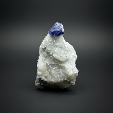 Load image into Gallery viewer, Afghan Lazurite Specimen | Deep Blue Lapis-Grade Crystal on Matrix | Collector Display Mineral
