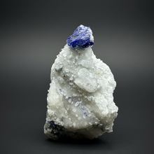 Load image into Gallery viewer, Afghan Lazurite Specimen | Deep Blue Lapis-Grade Crystal on Matrix | Collector Display Mineral
