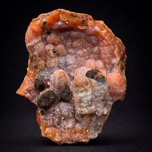 Load image into Gallery viewer, “Goblin Chalcedony” Pink and Red Druzy Botryoidal Stalactites — Tichka Massif, High Atlas, Morocco
