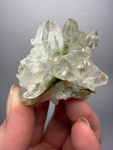 Load image into Gallery viewer, Chlorite-Included Faden Quartz Cluster (Green Phantom Quartz) | Pakistan Mineral Specimen
