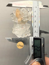 Load image into Gallery viewer, High-Grade Diamond Apophyllite on Pink Stilbite Stalactite — Maharashtra, India
