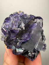 Load image into Gallery viewer, High-Grade “Tanzanite” Fluorite Cluster — Quan Zhou, Yongchun County, Fujian, China | Collector Mineral Specimen
