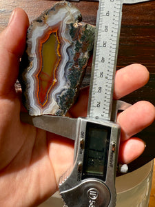 Moroccan Agate Pair • High Atlas Mountains • POLISHED