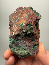 Load image into Gallery viewer, Brochantite Collector Mineral Specimen – Vivid Green Copper Crystals from Morocco

