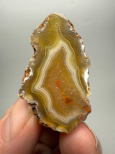 Load image into Gallery viewer, Polished Malawi Agate Half – High-Grade African Banded Agate Display Specimen
