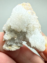 Load image into Gallery viewer, RARE COMBO Moroccan Ram’s Horn Selenite (Gypsum) with Yellow Botryoidal Fluorite Display Specimen
