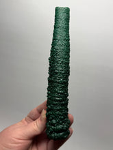 Load image into Gallery viewer, 7.3” Museum-Grade Druzy Malachite Stalactite “Cave” Formation | DR Congo | Mineral Collector Specimen
