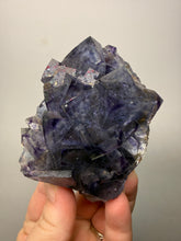 Load image into Gallery viewer, High Grade Purple YGX Fluorite Cluster – Yaogangxian Mine, Hunan, China | Collector Mineral Specimen
