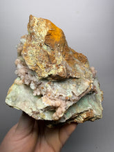 Load image into Gallery viewer, 7” Druzy Mint Green Smithsonite Cluster — Indonesia | Collector Mineral Specimen
