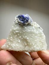 Load image into Gallery viewer, Afghan Lazurite Specimen | Deep Blue Lapis-Grade Crystal on Matrix | Collector Display Mineral
