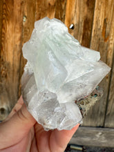 Load image into Gallery viewer, Mint Green Apophyllite w Red Phantoms • Maharashtra, India
