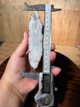 Load image into Gallery viewer, Rare Moroccan White Parallax Agate Collected by Indigenous Nomads | Ancient Beauty from the Sahara
