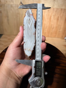 Rare Moroccan White Parallax Agate Collected by Indigenous Nomads | Ancient Beauty from the Sahara