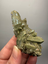 Load image into Gallery viewer, Chlorite-Included Quartz Cluster (Green Phantom Quartz) | Pakistan Mineral Specimen

