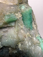Load image into Gallery viewer, Emerald Variety Green Beryl on Matrix | Northern Bahia, Brazil | Collector Mineral Display Specimen
