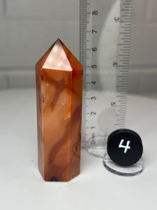 Carnelian (Red and Orange) Obelisk Tower