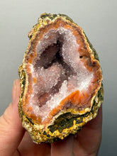 Load image into Gallery viewer, “Goblin Chalcedony” Pink &amp; Orange Druzy Botryoidal Stalactites — Tichka Massif, High Atlas, Morocco
