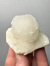 Load image into Gallery viewer, High-Grade “Dream Cloud” Druzy Chalcedony Stalactite — Maharashtra, India (Collector Display Specimen)
