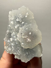 Load image into Gallery viewer, Druzy Chalcedony Stalactite with Druzy Clear Apophyllite | Maharashtra, India
