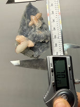 Load image into Gallery viewer, Pink Stilbite Druzy on Botryoidal Blue Chalcedony | High-Grade Mineral Collector Specimen
