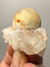 Load image into Gallery viewer, Rare Botryoidal Yellow Fluorite on Quartz Matrix  Collector Mineral Specimen – Maharashtra, India
