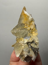 Load image into Gallery viewer, Isometric Fluorite &amp; Scalenohedral Calcite Specimen | Pakistan Mineral Collector Display Piece
