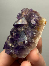 Load image into Gallery viewer, Premium Hematite-Phantom Deep Magenta Ametrine Cluster | Deccan Traps, India | Collector Mineral Specimen
