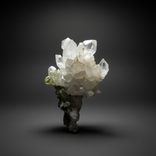 Load image into Gallery viewer, Chlorite-Included Quartz Cluster (Green Phantom Quartz) – Pakistan Mineral Specimen
